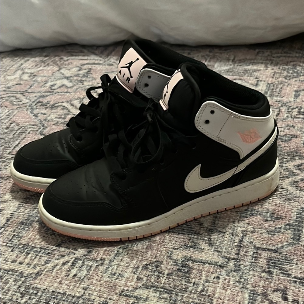 Nike Air Jordan Black and White Sneakers
